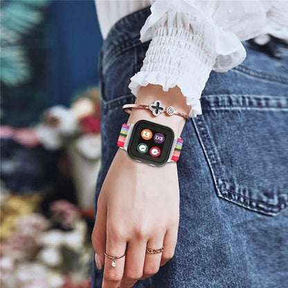 For Gabb Watch 3 Woven Elastic Replacement Strap Adjustable Wrist Band