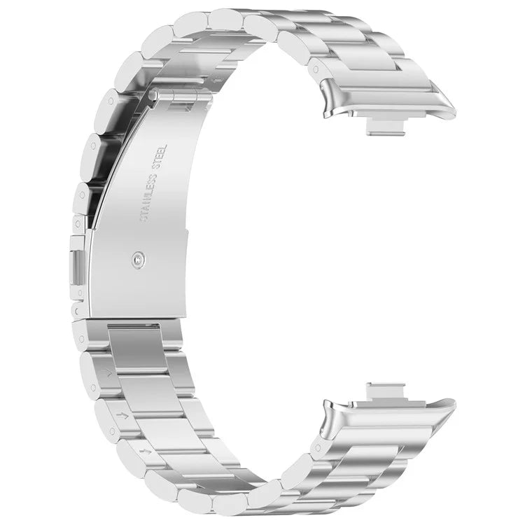 For Xiaomi Redmi Watch 4 / Smart Band 8 Pro Stainless Steel Wrist Band Watch Strap with Buckle