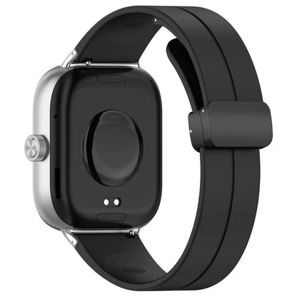 For Xiaomi Redmi Watch 4 / Smart Band 8 Pro Silicone Strap Replacement Wrist Band with Folding Buckle