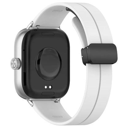 For Xiaomi Redmi Watch 4 / Smart Band 8 Pro Silicone Strap Replacement Wrist Band with Folding Buckle