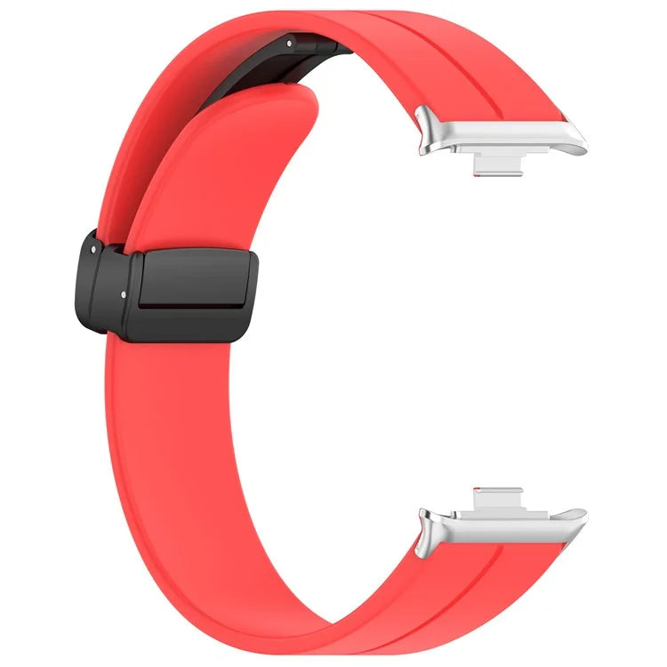 For Xiaomi Redmi Watch 4 / Smart Band 8 Pro Silicone Strap Replacement Wrist Band with Folding Buckle