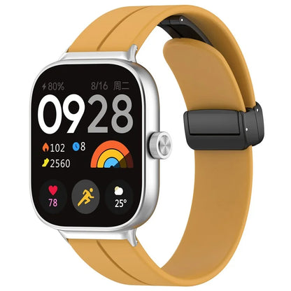 For Xiaomi Redmi Watch 4 / Smart Band 8 Pro Silicone Strap Replacement Wrist Band with Folding Buckle