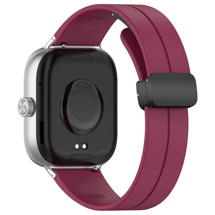 For Xiaomi Redmi Watch 4 / Smart Band 8 Pro Silicone Strap Replacement Wrist Band with Folding Buckle