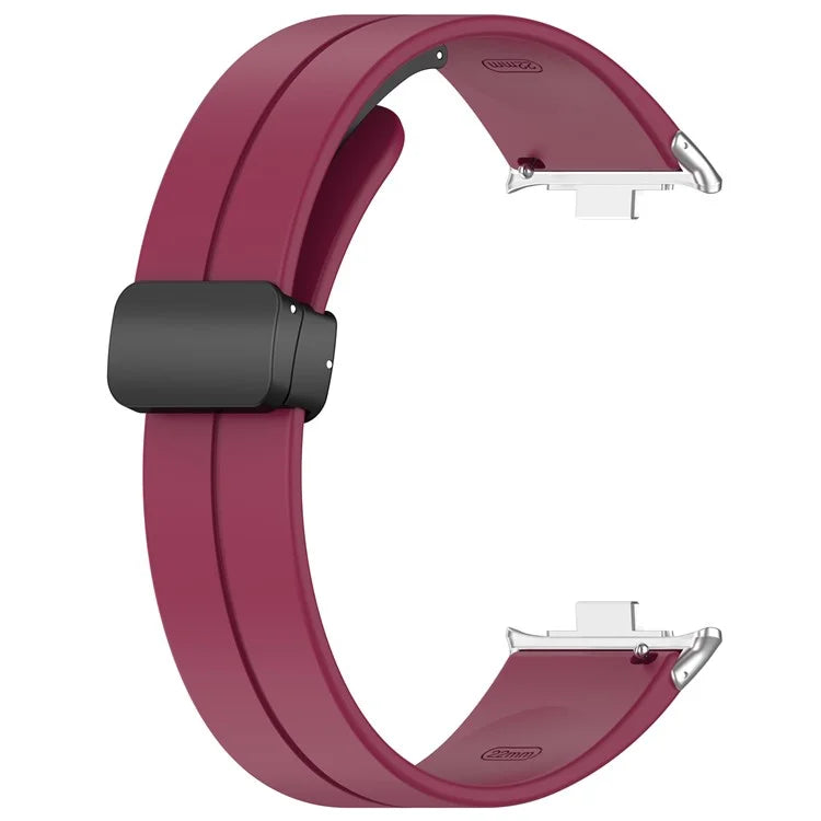 For Xiaomi Redmi Watch 4 / Smart Band 8 Pro Silicone Strap Replacement Wrist Band with Folding Buckle
