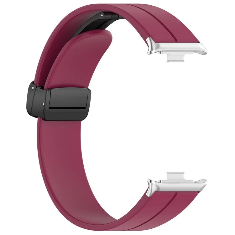 For Xiaomi Redmi Watch 4 / Smart Band 8 Pro Silicone Strap Replacement Wrist Band with Folding Buckle
