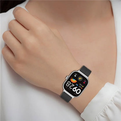 For Xiaomi Redmi Watch 4 / Smart Band 8 Pro Silicone Strap Replacement Wrist Band with Folding Buckle