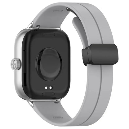 For Xiaomi Redmi Watch 4 / Smart Band 8 Pro Silicone Strap Replacement Wrist Band with Folding Buckle