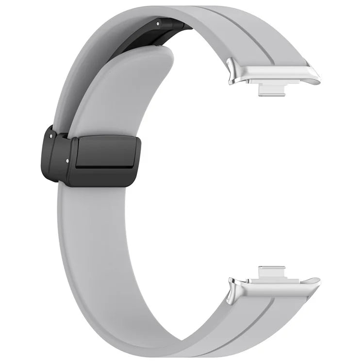 For Xiaomi Redmi Watch 4 / Smart Band 8 Pro Silicone Strap Replacement Wrist Band with Folding Buckle