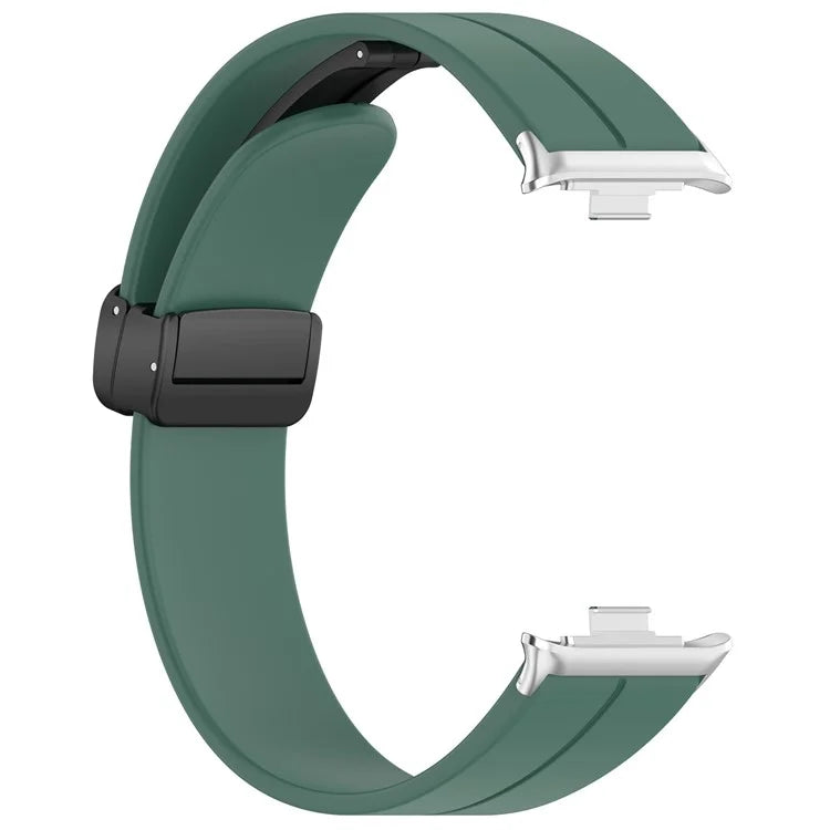 For Xiaomi Redmi Watch 4 / Smart Band 8 Pro Silicone Strap Replacement Wrist Band with Folding Buckle