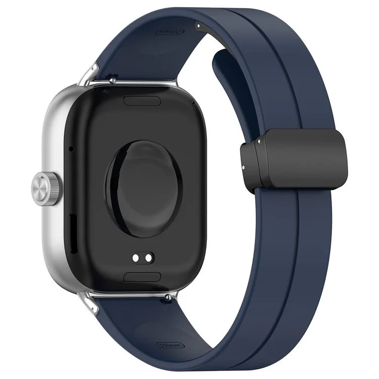 For Xiaomi Redmi Watch 4 / Smart Band 8 Pro Silicone Strap Replacement Wrist Band with Folding Buckle
