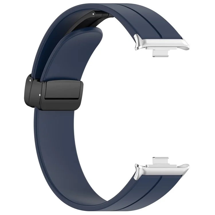 For Xiaomi Redmi Watch 4 / Smart Band 8 Pro Silicone Strap Replacement Wrist Band with Folding Buckle