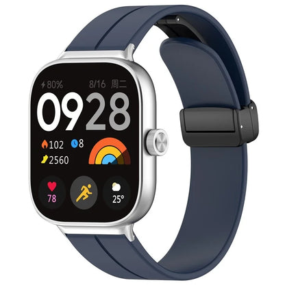 For Xiaomi Redmi Watch 4 / Smart Band 8 Pro Silicone Strap Replacement Wrist Band with Folding Buckle
