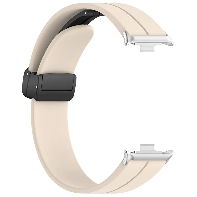 For Xiaomi Redmi Watch 4 / Smart Band 8 Pro Silicone Strap Replacement Wrist Band with Folding Buckle