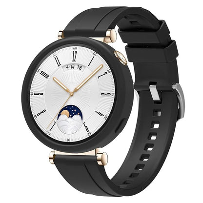 For Huawei Watch GT 4 41mm Replacement Silicone Band with Watch Case