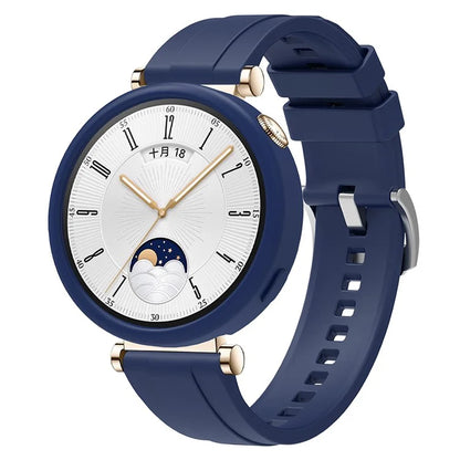 For Huawei Watch GT 4 41mm Replacement Silicone Band with Watch Case