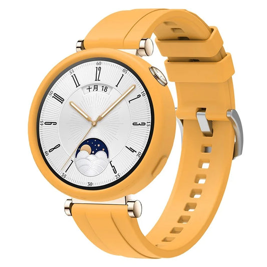 For Huawei Watch GT 4 41mm Replacement Silicone Band with Watch Case