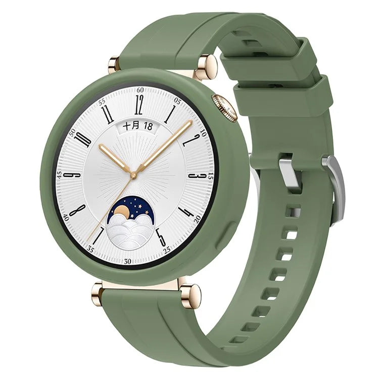 For Huawei Watch GT 4 41mm Replacement Silicone Band with Watch Case