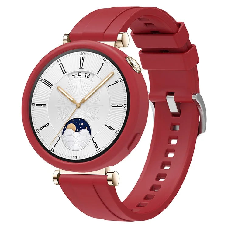 For Huawei Watch GT 4 41mm Soft Silicone Watch Band Strap Replacement Accessory