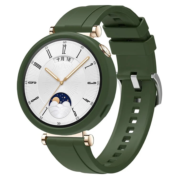For Huawei Watch GT 4 41mm Soft Silicone Watch Band Strap Replacement Accessory