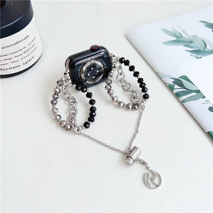 For Apple Watch Ultra 2 Ultra 49mm / Series 9 8 7 45mm / 6 5 4 SE (2022) SE (2023) SE 44mm / 3 2 1 42mm Watch Strap Beads Bracelet