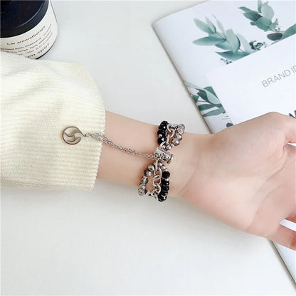 For Apple Watch Ultra 2 Ultra 49mm / Series 9 8 7 45mm / 6 5 4 SE (2022) SE (2023) SE 44mm / 3 2 1 42mm Watch Strap Beads Bracelet