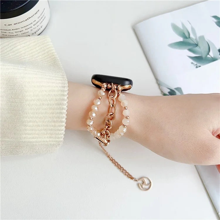 For Apple Watch Series 9 8 41mm / 6 5 4 SE (2023) SE (2022) SE 40mm / 3 2 1 38mm Band Beaded Watch Bracelet