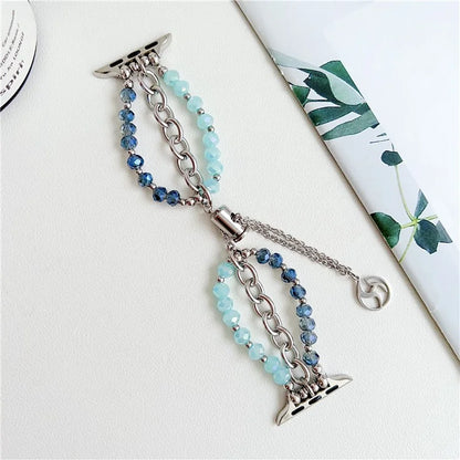 For Apple Watch Series 9 8 41mm / 6 5 4 SE (2023) SE (2022) SE 40mm / 3 2 1 38mm Band Beaded Watch Bracelet