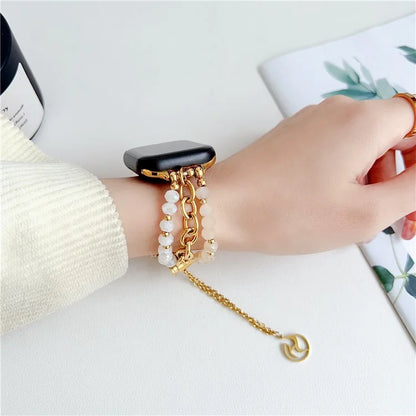 For Apple Watch Series 9 8 41mm / 6 5 4 SE (2023) SE (2022) SE 40mm / 3 2 1 38mm Band Beaded Watch Bracelet