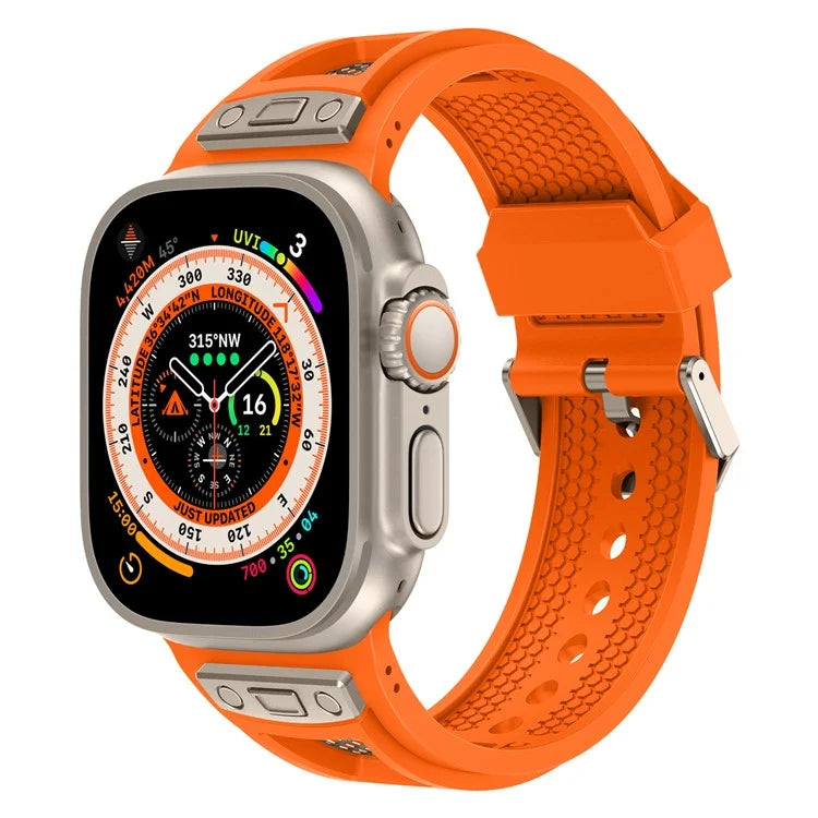 TPU Watch Strap for Apple Watch Ultra 2 Ultra 49mm  /  Series 9 8 7 45mm  /  6 5 4 SE (2022) SE (2023) SE 44mm  /  3 2 1 42mm