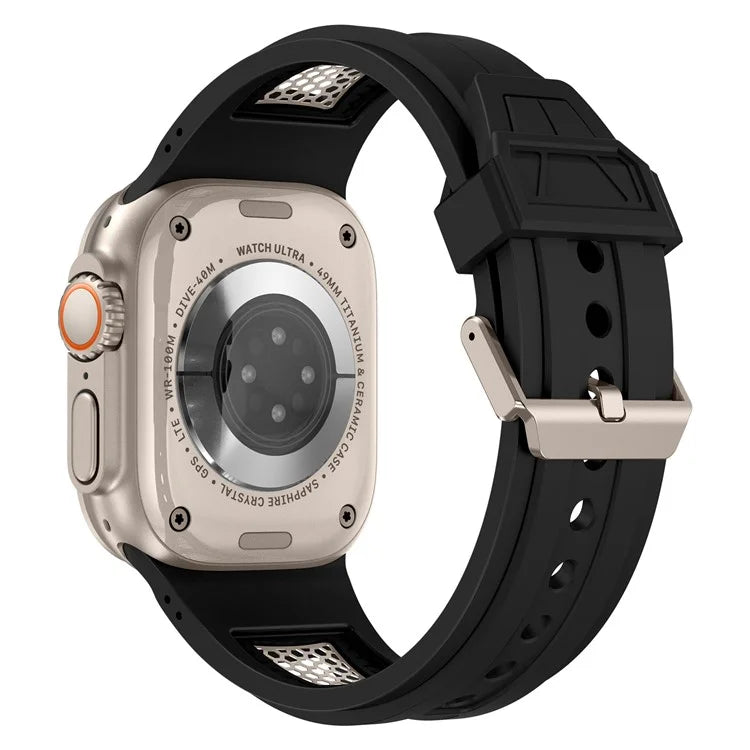 TPU Watch Strap for Apple Watch Ultra 2 Ultra 49mm  /  Series 9 8 7 45mm  /  6 5 4 SE (2022) SE (2023) SE 44mm  /  3 2 1 42mm