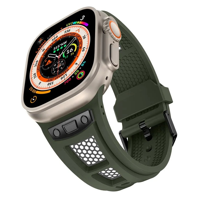 TPU Watch Strap for Apple Watch Ultra 2 Ultra 49mm  /  Series 9 8 7 45mm  /  6 5 4 SE (2022) SE (2023) SE 44mm  /  3 2 1 42mm