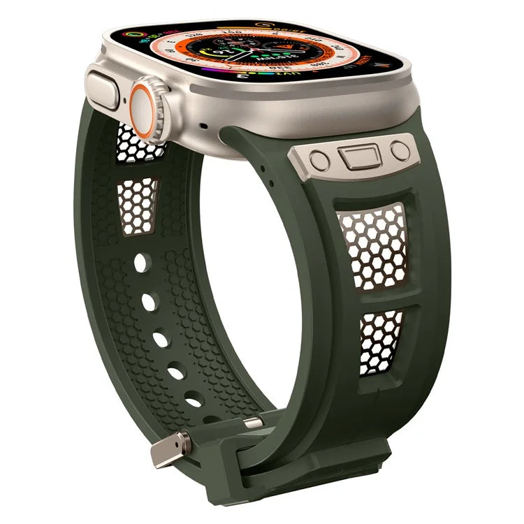 TPU Watch Strap for Apple Watch Ultra 2 Ultra 49mm  /  Series 9 8 7 45mm  /  6 5 4 SE (2022) SE (2023) SE 44mm  /  3 2 1 42mm