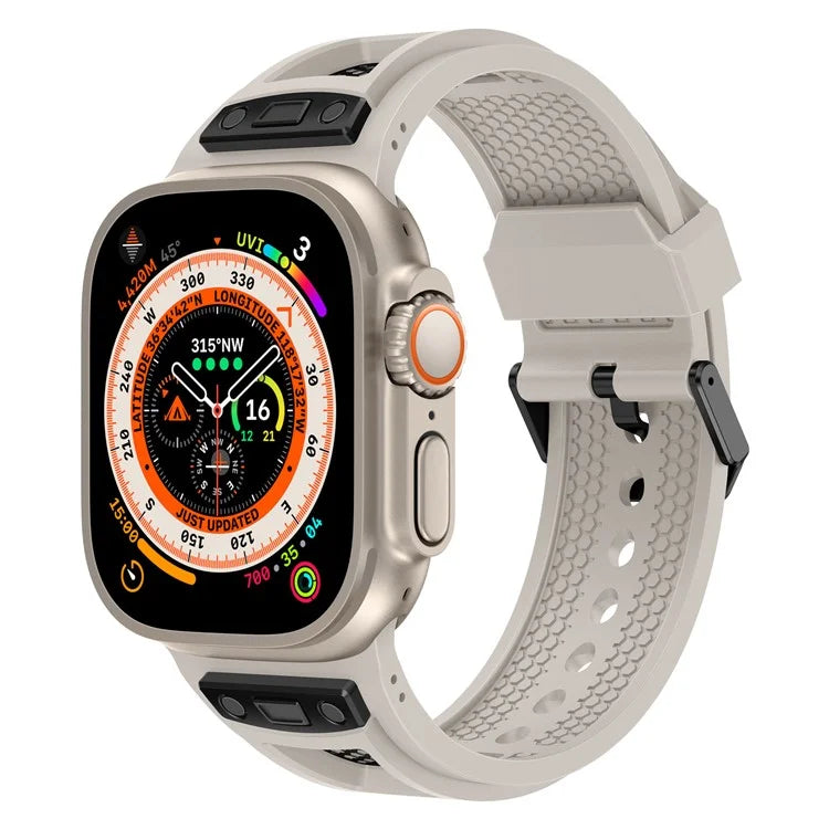 TPU Watch Strap for Apple Watch Ultra 2 Ultra 49mm  /  Series 9 8 7 45mm  /  6 5 4 SE (2022) SE (2023) SE 44mm  /  3 2 1 42mm