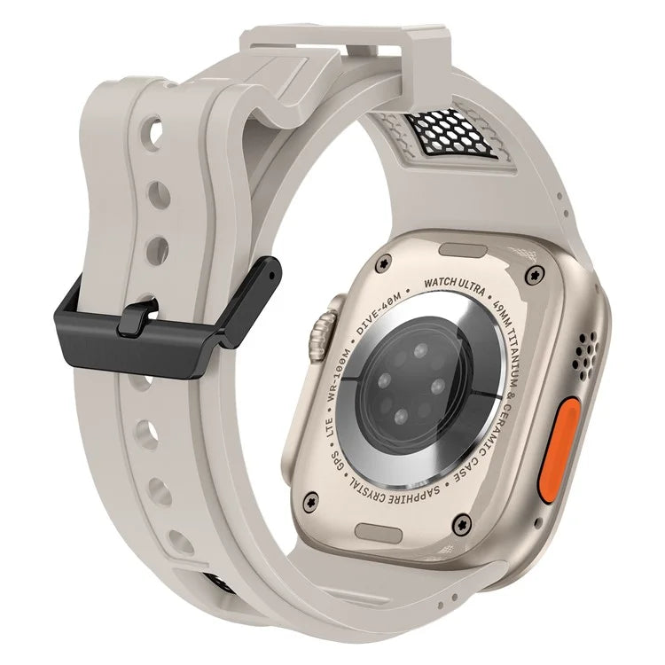 TPU Watch Strap for Apple Watch Ultra 2 Ultra 49mm  /  Series 9 8 7 45mm  /  6 5 4 SE (2022) SE (2023) SE 44mm  /  3 2 1 42mm