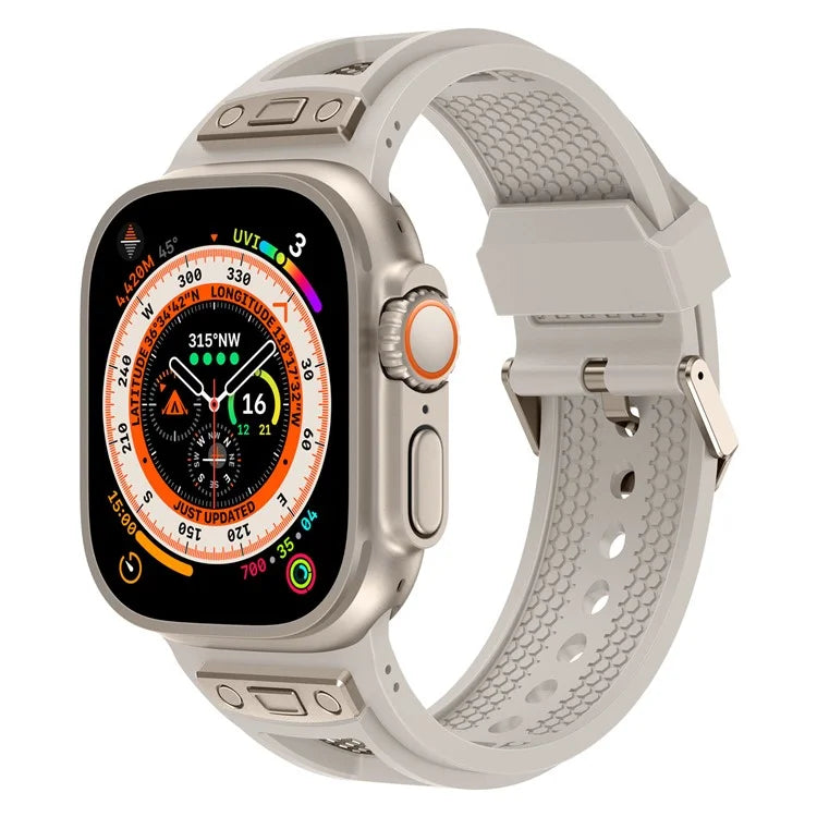 TPU Watch Strap for Apple Watch Ultra 2 Ultra 49mm  /  Series 9 8 7 45mm  /  6 5 4 SE (2022) SE (2023) SE 44mm  /  3 2 1 42mm