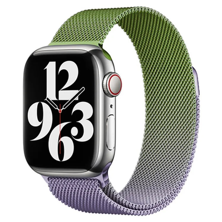 For Apple Watch Series 9 8 7 41mm  /  6 5 4 SE (2023) SE (2022) SE 40mm  /  3 2 1 38mm Watch Band Gradient Magnetic Strap