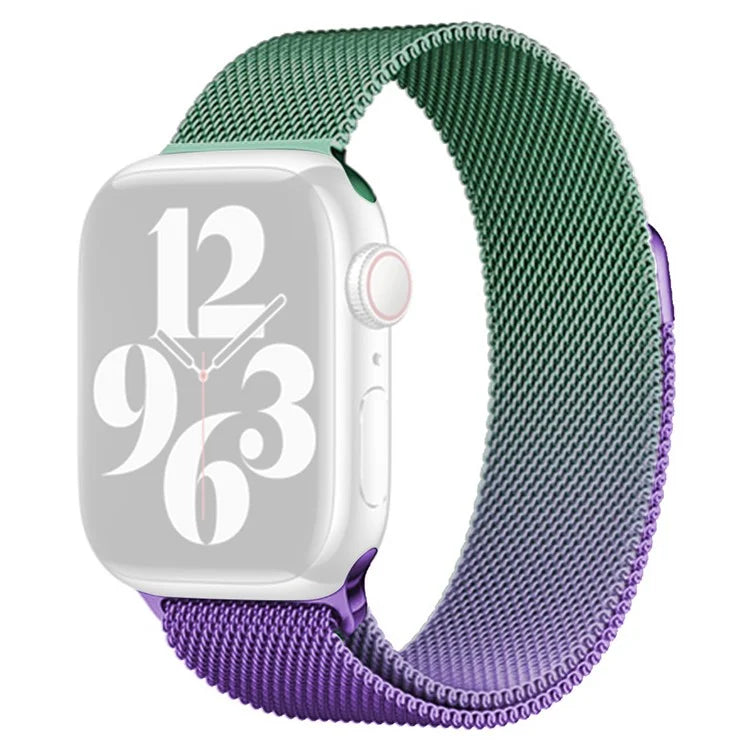 For Apple Watch Series 9 8 7 41mm  /  6 5 4 SE (2023) SE (2022) SE 40mm  /  3 2 1 38mm Watch Band Gradient Magnetic Strap