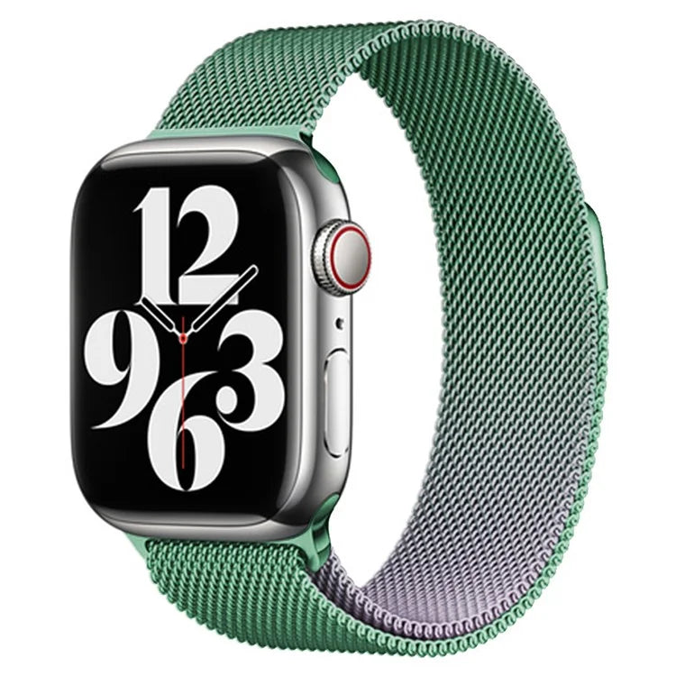 For Apple Watch Ultra  /  Ultra 2 49mm  /  9 8 7 45mm  /  6 5 4 SE (2022) SE (2023) SE 44mm  /  3 2 1 42mm Milanese Mesh Watchband