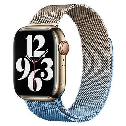 For Apple Watch Ultra  /  Ultra 2 49mm  /  9 8 7 45mm  /  6 5 4 SE (2022) SE (2023) SE 44mm  /  3 2 1 42mm Milanese Mesh Watchband