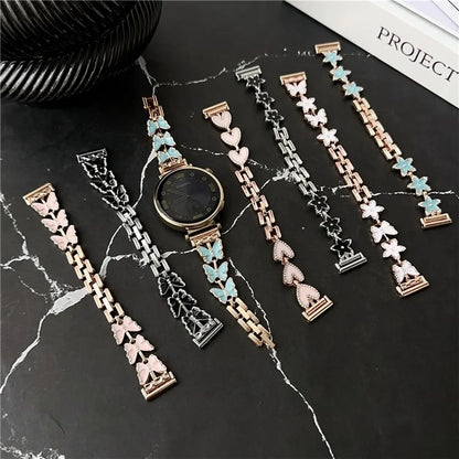 For Samsung Galaxy Watch3 45mm / Watch 46mm / Gear S3 Classic Bracelet Strap 22mm Zinc Alloy Watch Band