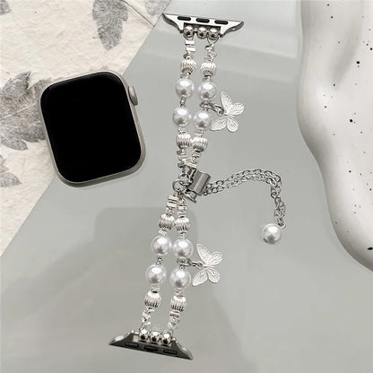 For Apple Watch Ultra 2 Ultra 49mm / 9 8 7 45mm / 6 5 4 SE (2023) SE (2022) SE 44mm / 3 2 1 42mm Beaded Band Watch Bracelet