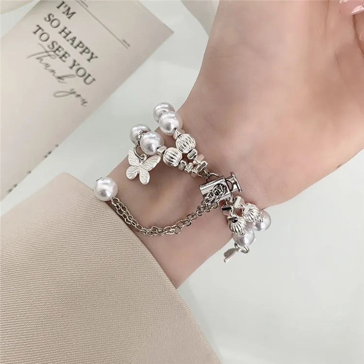 For Apple Watch Ultra 2 Ultra 49mm / 9 8 7 45mm / 6 5 4 SE (2023) SE (2022) SE 44mm / 3 2 1 42mm Beaded Band Watch Bracelet