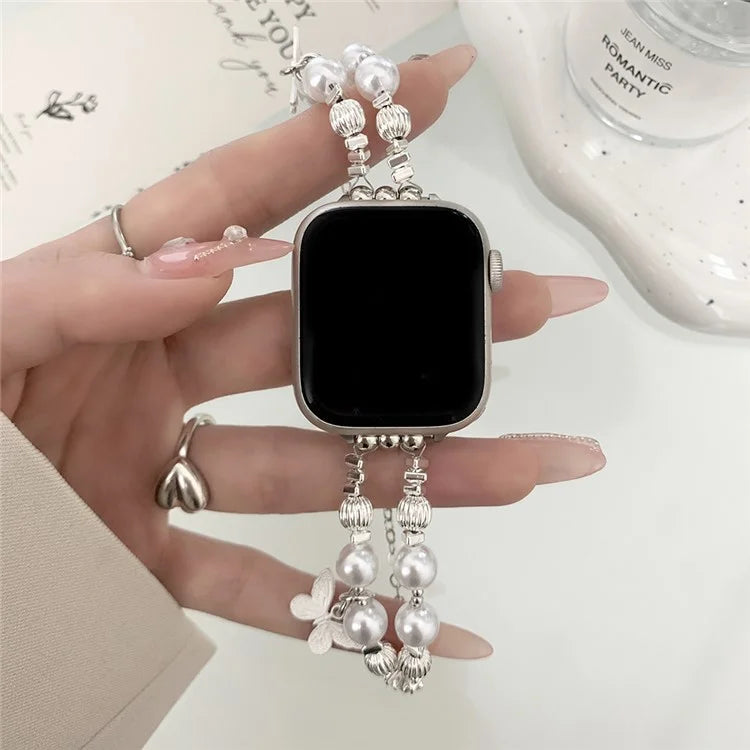 For Apple Watch Series 9 8 7 41mm / 6 5 4 SE (2023) SE (2022) SE 40mm / 3 2 1 38mm Watch Strap Beads Bracelets