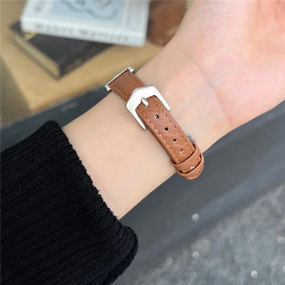 For Apple Watch Ultra 2 Ultra 49mm / 9 8 7 45mm / 6 5 4 SE (2023) SE (2022) SE 44mm / 3 2 1 42mm Watchband Genuine Cow Leather Strap