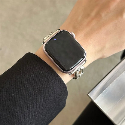 For Apple Watch Series 9 8 7 41mm / 6 5 4 SE (2023) SE (2022) SE 40mm / 3 2 1 38mm Zinc Alloy Metal Watch Strap