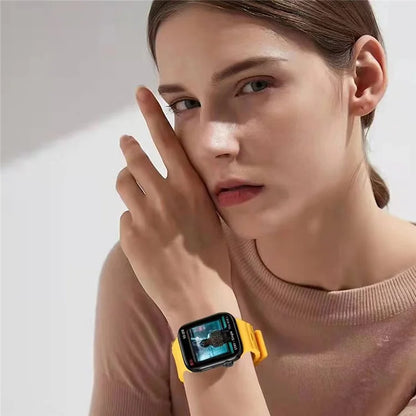 For Apple Watch Series 9 8 7 41mm / 6 5 4 SE (2023) SE (2022) SE 40mm / 3 2 1 38mm Strap Silicone Replacemnet Band