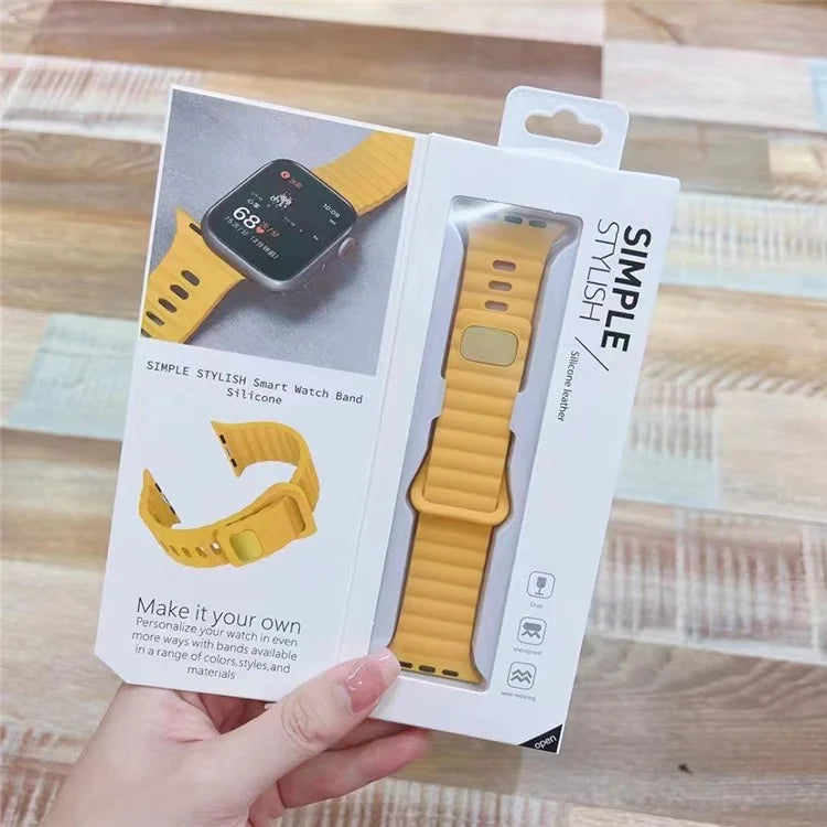 For Apple Watch Series 9 8 7 41mm / 6 5 4 SE (2023) SE (2022) SE 40mm / 3 2 1 38mm Strap Silicone Replacemnet Band
