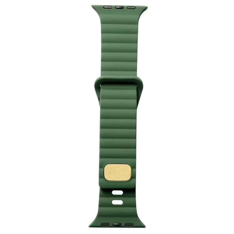 For Apple Watch Series 9 8 7 41mm / 6 5 4 SE (2023) SE (2022) SE 40mm / 3 2 1 38mm Strap Silicone Replacemnet Bandish Green