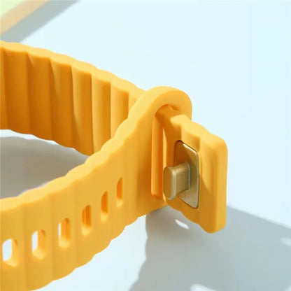 For Apple Watch Series 9 8 7 41mm / 6 5 4 SE (2023) SE (2022) SE 40mm / 3 2 1 38mm Strap Silicone Replacemnet Bandish Green