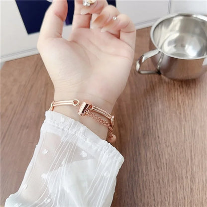 For Apple Watch Series 9 8 41mm / 6 5 4 SE (2023) SE (2022) SE 40mm / 3 2 1 38mm Knotted Band Alloy Watch Bracelet